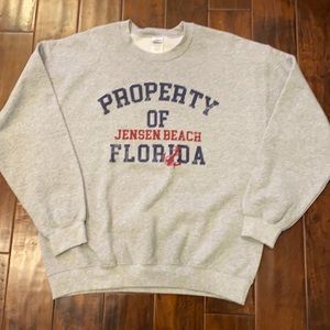 Men’s Gray Jensen Beach Sweatshirt - size Large